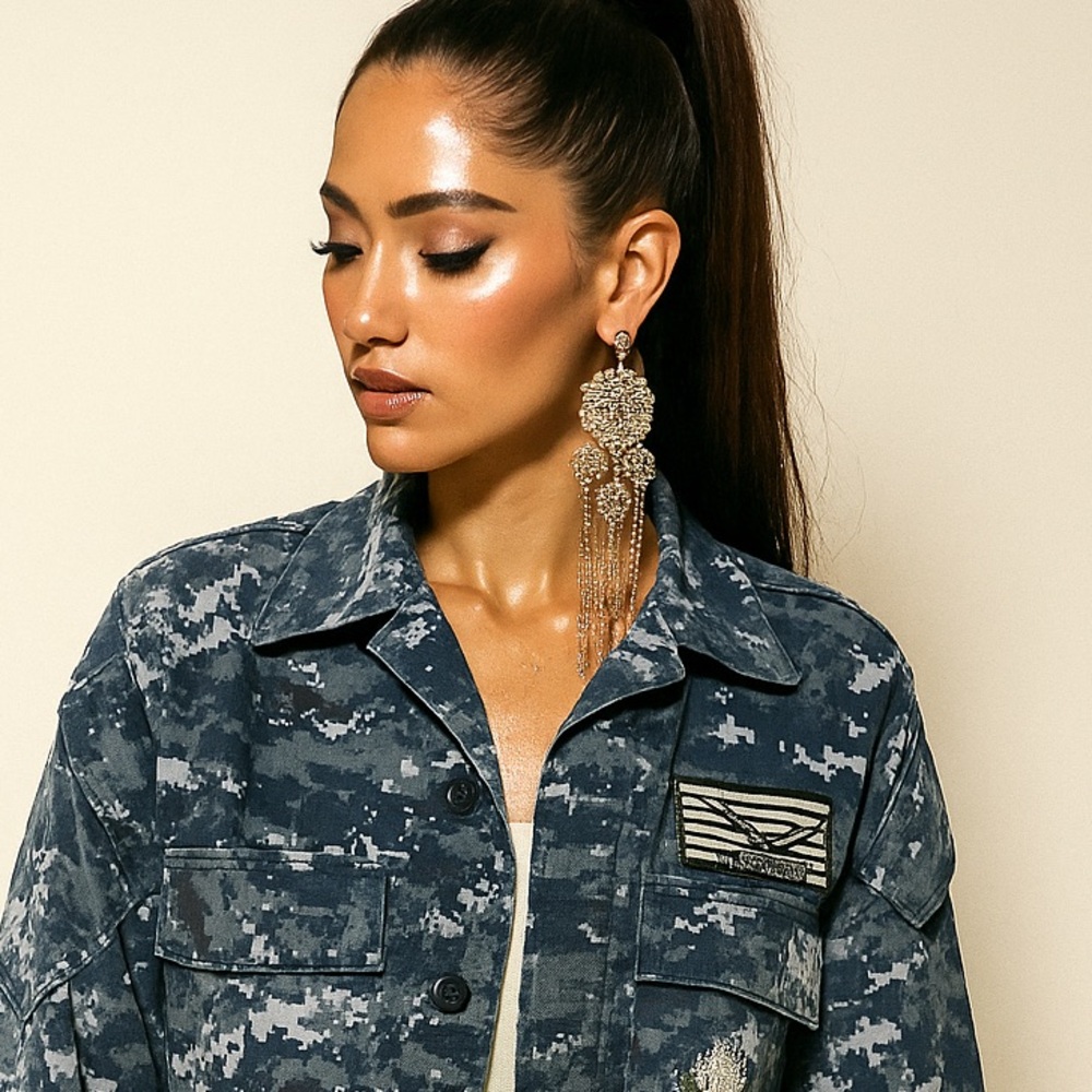 Navy Jacket Utility Style S/M